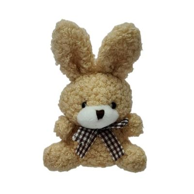 Plush Mini Bunny X 6Pcs – 12Cm / Sand  |  Soft Toys Florist Supplies Soft Toys