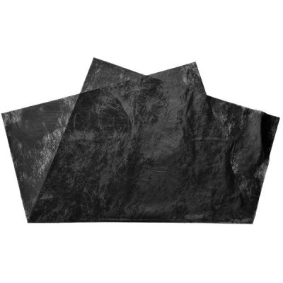 Pre Folded Silky Non Woven Wrap – 25Gsm – 50Cm X 70Cm X 50 Sheets / Black  |  Wrapping – Pre Folded Sheets Ribbon & Wrapping Wrapping - Non-Woven Sheets