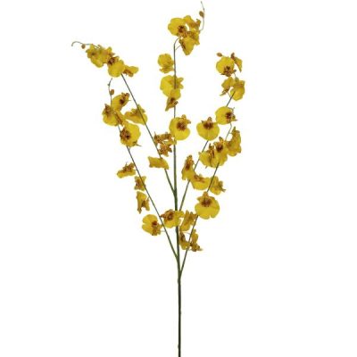 Real Touch Dancing Orchid Spray – 85Cml / Yellow  |  Artificial Stems & Sprays Artificial Flowers Artificial Stems & Sprays