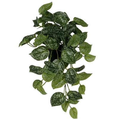 Real Touch Satin Pothos (Scindapsus) Hanging Bush In Plastic Pot – 45Cml  |  Artificial Plants & Trees Artificial Plants & Trees Artificial Plants & Trees