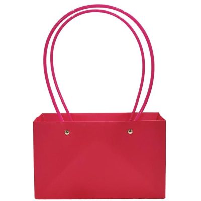 Rectangle Paper Bag – 22Cm X 10Cm X13Cm / Fuschia  |  Gift & Flower Bags Gift & Flower Bags Fuchsia