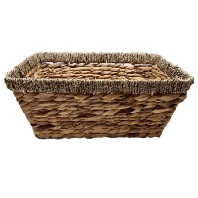 Rectangle V Shape Wh/Sg Basket – Top 40Cm X 30Cm X 16Cmh  |  Hamper Baskets Hamper Baskets Hamper Baskets