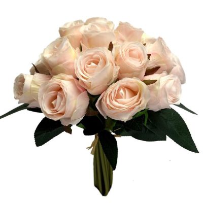 Rose Bud Bundle – 23Cm / Lt Pink  |  Artificial Roses Artificial Flowers Artificial Roses