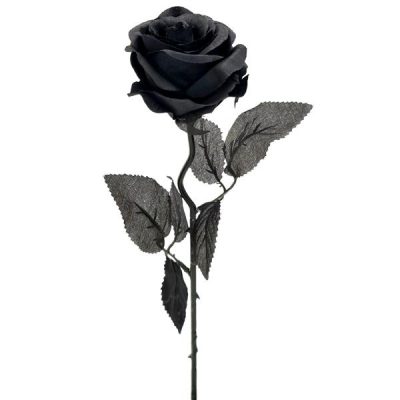 Shadow Artificial Rose – 50Cml / Black  |  Artificial Roses Artificial Flowers Artificial Roses