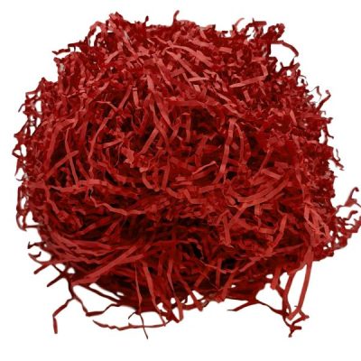 Shredded Paper – 500Gm Bag / Red  |  Shred & Filler Packaging Christmas Ribbon & Wrap Christmas Ribbon & Wrap