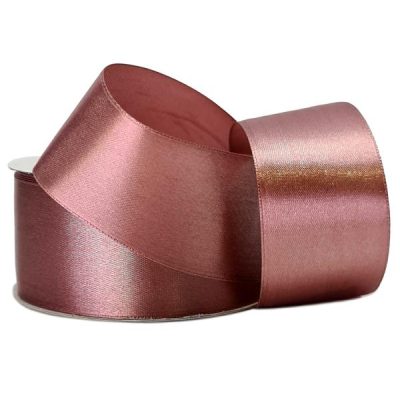 Single Face Satin – 38Mm X 25Mts / Dusty Rose  |  Ribbon – Satin Ribbon - Satin Dusty Rose