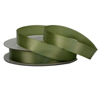 Single Face Satin Ribbon – 15Mm X 25Mts / Sage  |  Ribbon – Satin Ribbon - Satin Ribbon - Satin