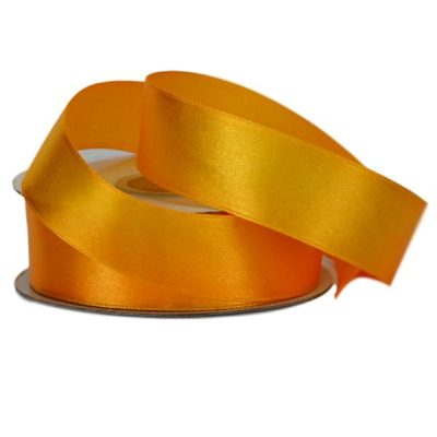 Single Face Satin Ribbon – 25Mm X 25Mts / Yellow  |  Ribbon – Satin Ribbon - Satin Ribbon - Satin