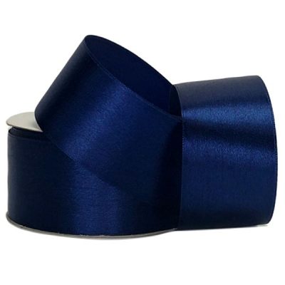 Single Face Satin Ribbon – 38Mm X 25Mts / Navy  |  Ribbon – Satin Ribbon - Satin Navy