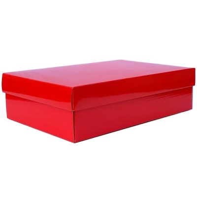 Small Gourmet Gift Box W/Lid – 34Cm X 22Cm X 9Cmh / Red  |  Gift Boxes Gift Boxes Gift Boxes