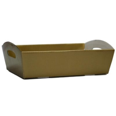 Small Hamper Tray – 205Mm X 135Mm X 75Mmh / Gold  |  Hamper Trays Gift Packaging Gold