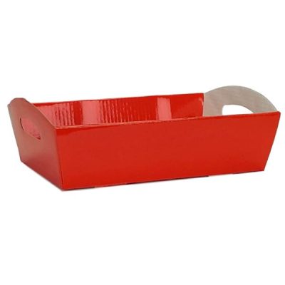 Small Hamper Tray – 205Mm X 135Mm X 75Mmh / Red  |  Hamper Trays Gift Packaging Hamper Trays