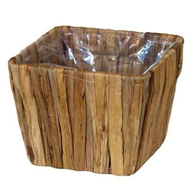 Square V Water Hyacinth Basket – Top: 18Cm X 18Cm X 14Cmh  |  Flower & Plant Baskets Flower & Plant Baskets Flower & Plant Baskets