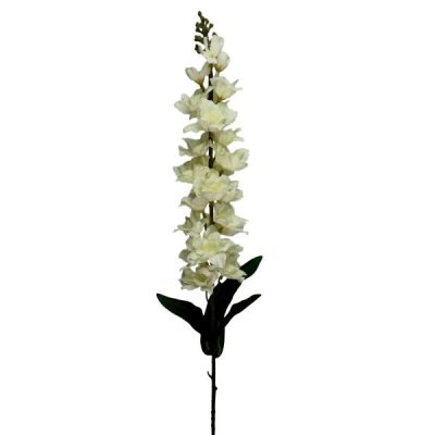 Stella Delph Stock Stem – 94Cml / White  |  Artificial Stems & Sprays Artificial Flowers Artificial Stems & Sprays