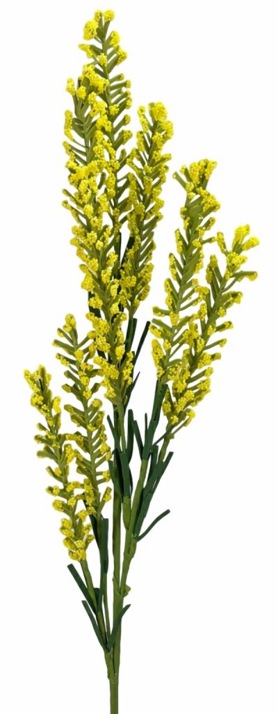 Stock Spray – 72Cml / Yellow  |  Artificial Stems & Sprays Artificial Flowers Artificial Stems & Sprays