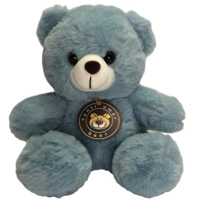 Sunny’ Plush Bear – 20Cm / Blue  |  Soft Toys Florist Supplies Blue