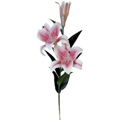 Tiger Lily Spray – 88Cml / Pink  |  Artificial Stems & Sprays Artificial Flowers Artificial Stems & Sprays