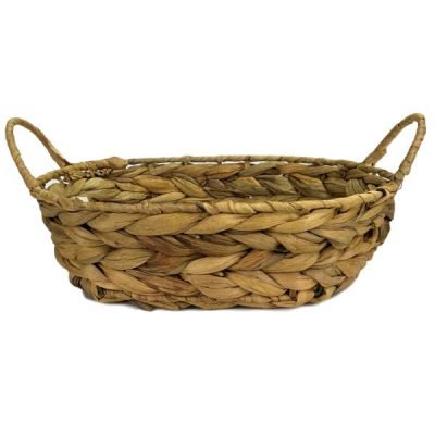 Water Hyacinth Oval Tray – 28Cml X 21Cmw X 8Cmh  |  Hamper Baskets Hamper Baskets Hamper Baskets