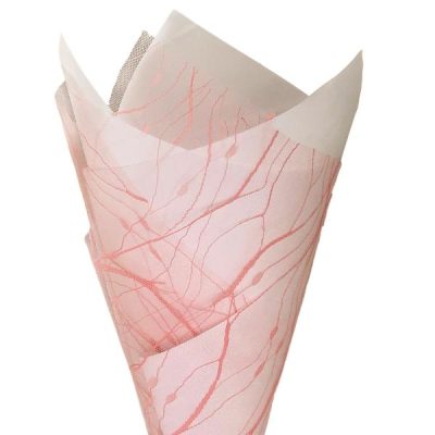 Wave Net Mesh Wrap Roll – 50Cm X 4.75M / Blush  |  Wrapping – Fabric Rolls Ribbon & Wrapping Blush