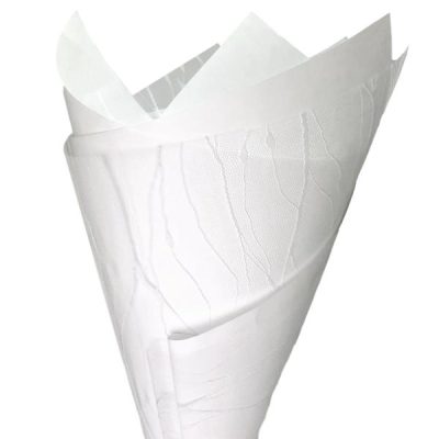 Wave Net Mesh Wrap Roll – 50Cm X 4.75M / White  |  Wrapping – Fabric Rolls Ribbon & Wrapping White