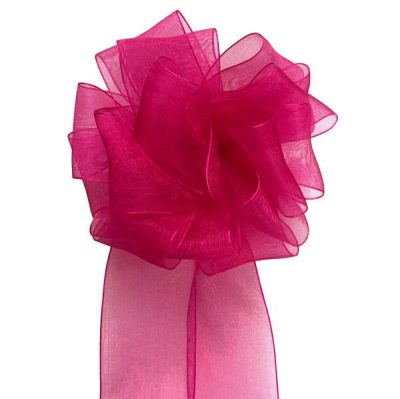 Woven Edge Organza Ribbon – 38Mm X 50Mts / Beauty  |  Ribbon – Organza Ribbon - Organza Beauty