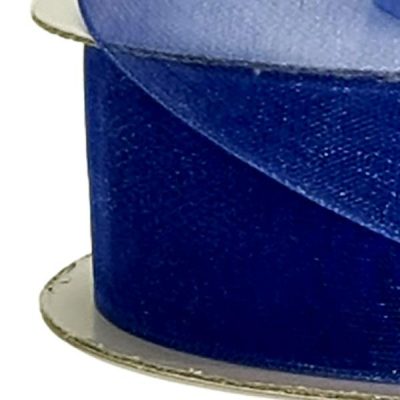 Woven Edge Organza Ribbon – 38Mm X 50Mts / Royal Blue  |  Ribbon – Organza Ribbon - Organza Ribbon - Organza