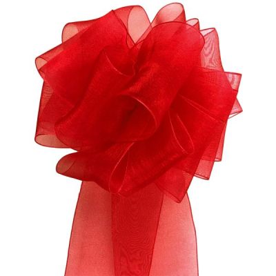 Woven Edge Organza Ribbon – 50Mm X 50Mts / Red  |  Ribbon – Organza Ribbon - Organza Red