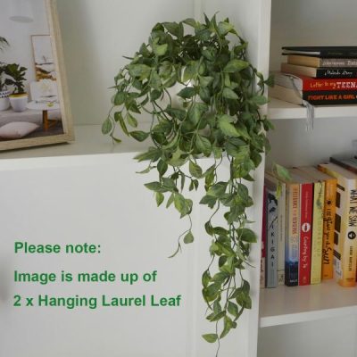 Hanging Laurel Leaf Bush – 105Cm / Green  |  Artificial Hanging Greenery Artificial Hanging Greenery Artificial Hanging Greenery