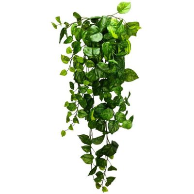 Hanging Pothos Bush – 100Cm / Two Tone Green  |  Artificial Hanging Greenery Artificial Hanging Greenery Artificial Hanging Greenery