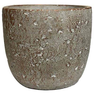 Lg Rustic Round Cement Pot – Top 14Cmd X Base 10Cmd X 12Cmh  |  Ceramics & Cement Ceramics & Cement Ceramics & Cement