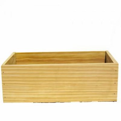 Rectangle Wooden Box – 24.5Cmlx13Cmwx8.5Cm H / Natural  |  Wood Trays And Boxes Pots & Baskets Natural