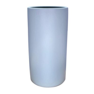 Verona Small Cylinder Vase – 10.5Cmd X 20Cmh / Satin Matte Light Blue  |  Ceramic Vases Ceramic Vases Ceramic Vases