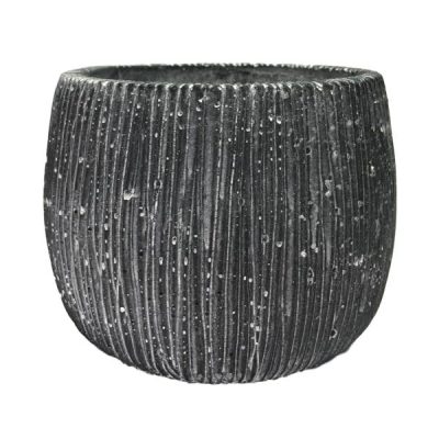 Zebra Cement Vase – 12Cmd X 11Cmh – Medium  |  Ceramics & Cement Ceramics & Cement Ceramics & Cement