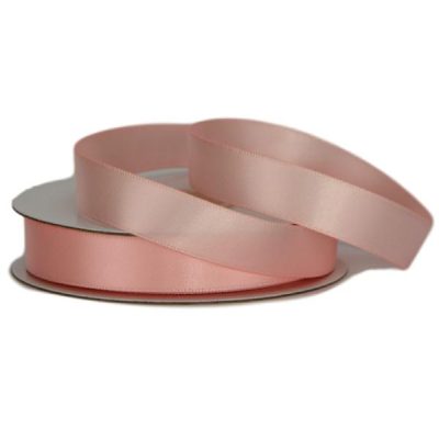 Double Face Satin Ribbon – 15Mm X 25Mts / Light Pink  |  Ribbon – Satin Ribbon - Satin Lt Pink