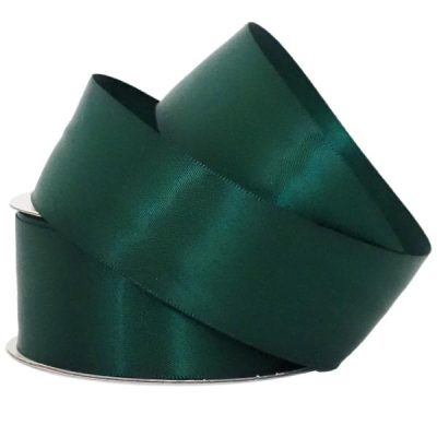 Double Face Satin Ribbon – 38Mm X 25Mts / Hunter Green  |  Ribbon – Satin Ribbon - Satin Hunter Green