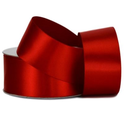 Double Face Satin Ribbon – 38Mm X 25Mts / Rouge (Red)  |  Ribbon – Satin Ribbon - Satin Red