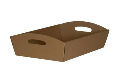 Medium Hamper Tray – 250Mm X 170Mm X 83Mmh / Kraft  |  Hamper Trays Gift Packaging Hamper Trays