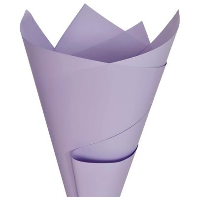 Premium Matte Poly Wrap – 65Mic – 50Cmx 70Cm X 100 Sheets / Lavender  |  Wrapping – Cello Sheets & Bags Ribbon & Wrapping Lavender