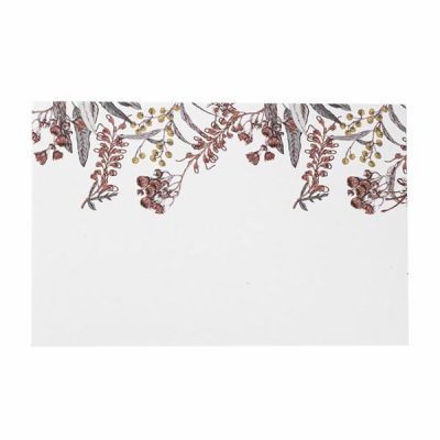 Native Gum Top Border Card X50  |  Cards & Envelopes Cards & Envelopes Cards & Envelopes