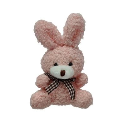 Plush Mini Bunny X 6Pcs – 12Cm / Pink  |  Soft Toys Florist Supplies Soft Toys