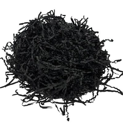 Shredded Paper – 500Gm Bag / Black  |  Christmas Ribbon & Wrap Christmas Ribbon & Wrap Black