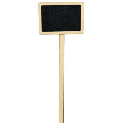 Sm Wooden Blackboard Pick X 12Pcs – 8.5Cm X 6Cm X 30Cml  |  Novelty Picks & Blackboards Florist Supplies Novelty Picks & Blackboards